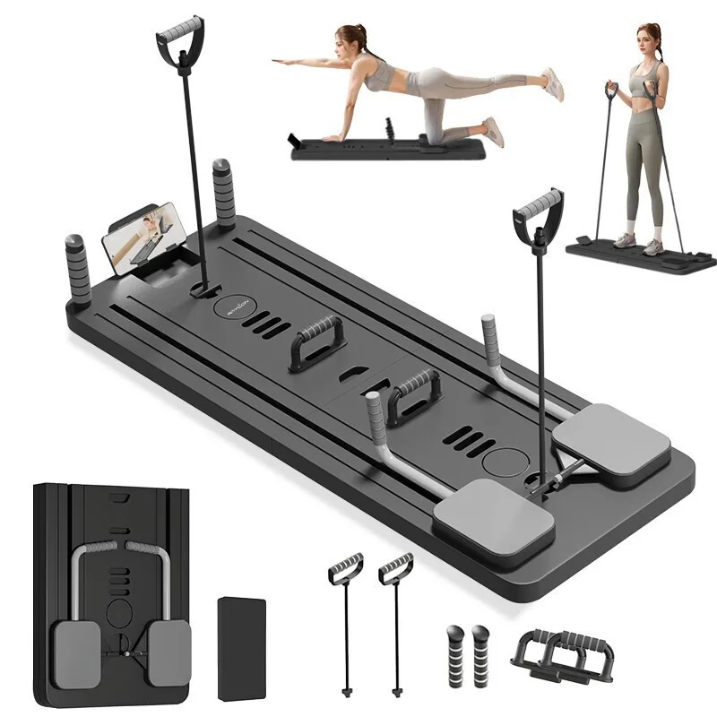 Extralink Ex.29232 Πτυσσόμενη Σανίδα Pilates 106cm Timer Resistance Bands Anti-slip - Image 1