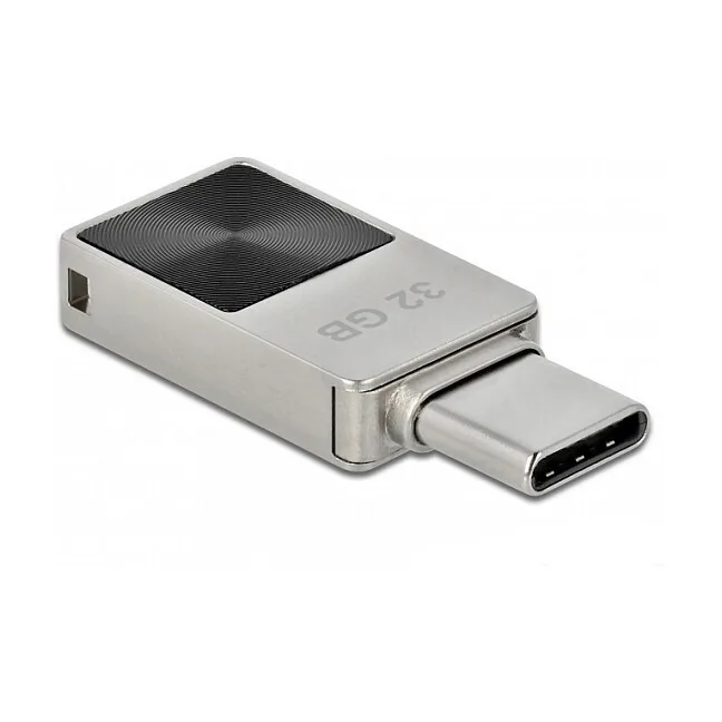 DeLock 32GB USB 3.2 Stick με σύνδεση USB-C Ασημί - Image 1