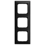 Πλαίσιο Διακόπτη Busch-jaeger Bj 1723-915 3-fach Black Matt Busch-balance Si 2cka001725a1570