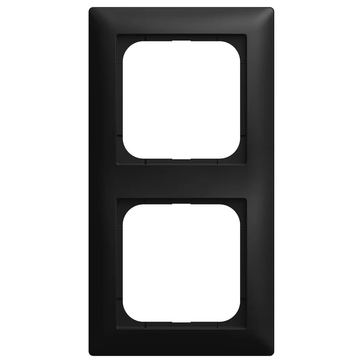 Πλαίσιο Διακόπτη Busch-jaeger Bj 1722-915 2-fach Black Matt Busch-balance Si 2cka001725a1569 - Image 1