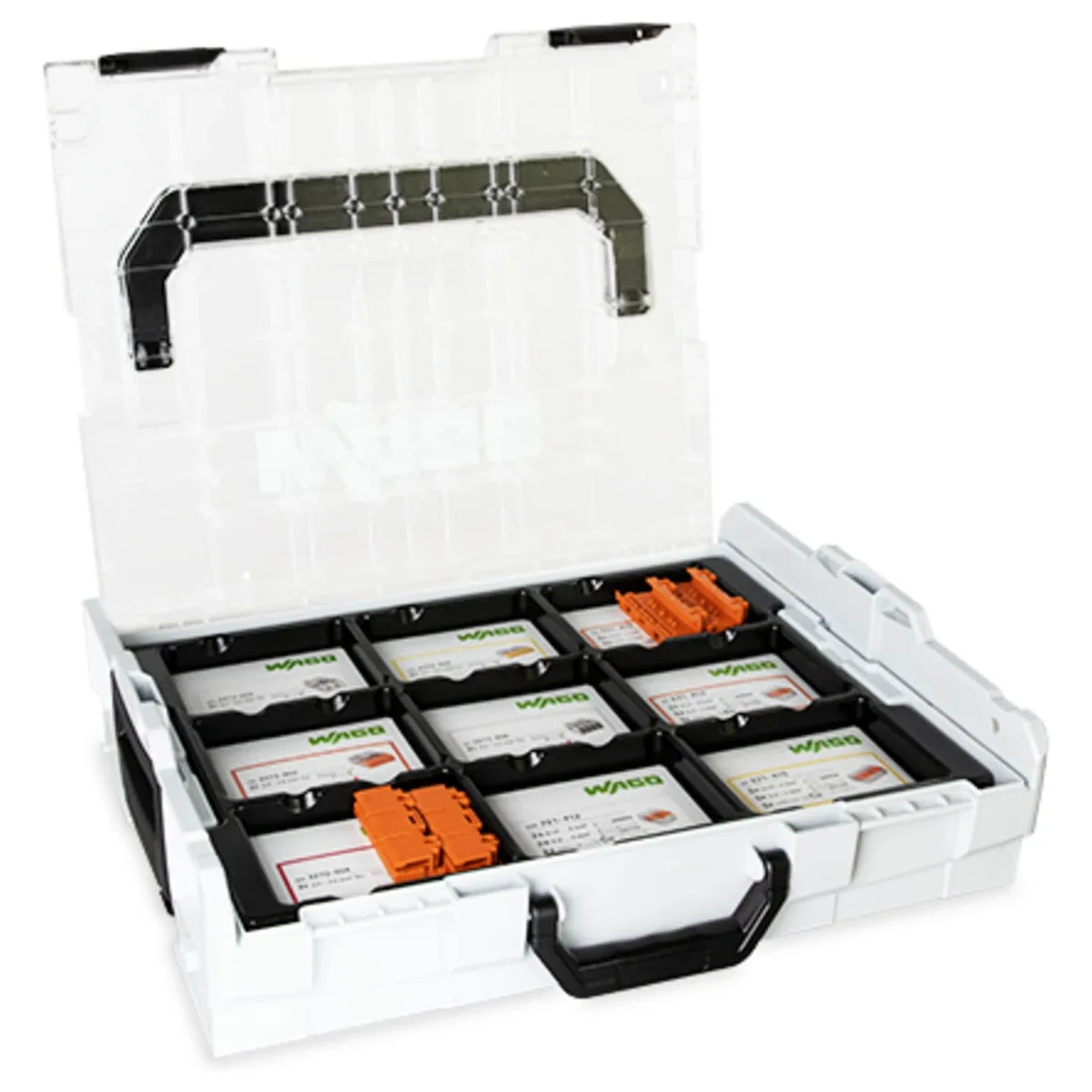 20260324115918_klemes_wago_connection_clamp_set_l_boxx_102_assortment_series_221_2273.jpeg Κλέμες Wago Connection Clamp Set L-boxx 102 Assortment Series 221 2273 - Image 1