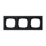 Πλαίσιο Διακόπτη Gira 021309 3f Gira E2 Black