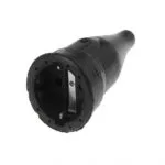 Φις Ρεύματος Abl 100000048 Original Schuko Gummi Tpe Black Ip20 Typ 1566