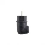 Φις Ρεύματος Abl 100000040 Original Angled Schuko & Fr-be Gummi Tpe Black Ip44