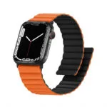 Λουράκι Premium Plus Apple Watch Orange Black 40mm 41mm 38mm 42mm Series 10 Ga-mag-bnda-pp-oms