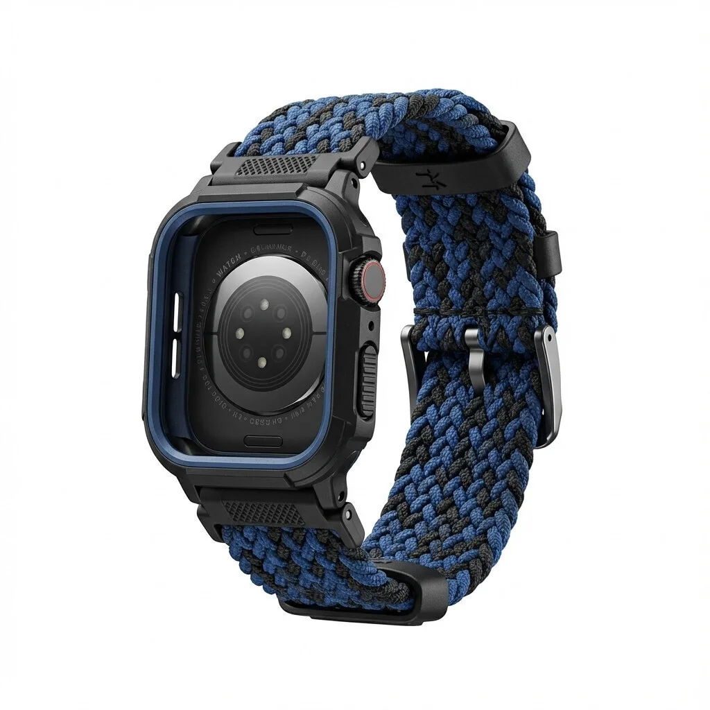 Λουράκι Premium Pro Apple Watch Blue Black 40mm 41mm 38mm 42mm Series 10 Ga-mag-bnda-p+bms - Image 1