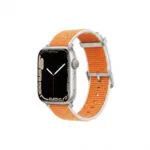 Λουράκι Premium Pro Apple Watch Orange White 40mm 41mm 38mm 42mm Series 10 Ga-mag-bnda-p+gss