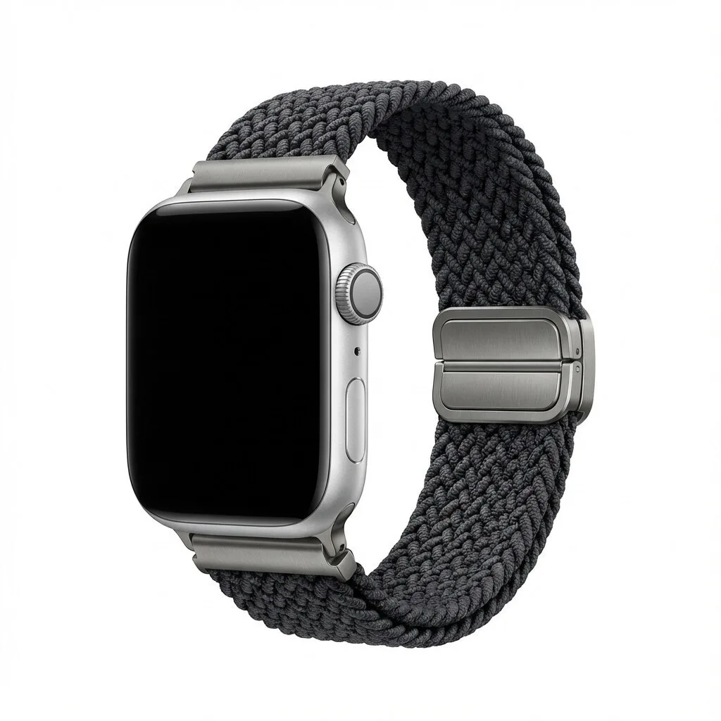 Λουράκι Premium Apple Watch Black Gray 40mm 41mm 38mm 42mm Series 10 Ga-mag-bnda-p-bgs - Image 1