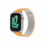 Λουράκι Premium Pro Apple Watch Orange White 44mm 45mm 42mm Series 1 2 3 49mm 46mm Ga-mag-bnda-p+gsl
