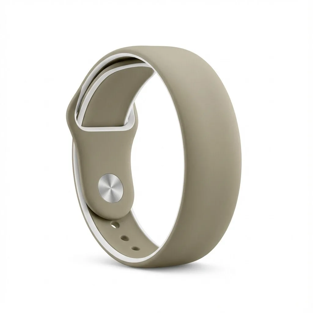 Λουράκι Premium Pro Apple Watch Khaki White 40mm 41mm 38mm 42mm Series 10 Ga-mag-bnda-p+klcs - Image 1