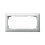 Πλαίσιο Διακόπτη Gira 100203 Double Without Center Bar Pure White Standard 55
