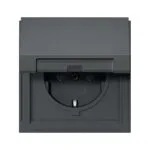 Πρίζα Gira 445467 Schuko Kd Gira Tx_44 Anthracite