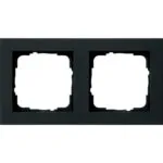 Gira Πλαίσιο Διακόπτη 2 Θέσεων σε Μαύρο Χρώμα 021209