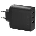 dbramante1928 Φορτιστής Χωρίς Καλώδιο με Θύρα USB-A και 2 Θύρες USB-C 100W Power Delivery Μαύρος (Re-charge)