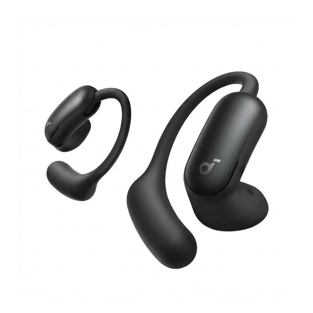 Soundcore by Anker AeroFit 2 Pro Earbud / Open Ear Bluetooth Handsfree Ακουστικά με Αντοχή στον Ιδρώτα και Θήκη Φόρτισης Μαύρα - Image 1