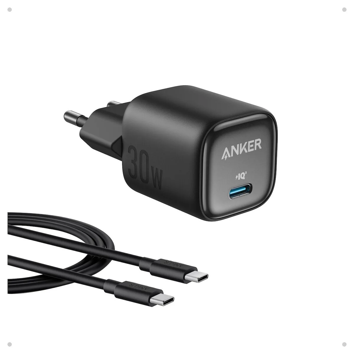 Anker Φορτιστής Χωρίς Καλώδιο με Θύρα USB-C 30W Power Delivery / Quick Charge 3.0 Μαύρος (Zolo) - Image 1