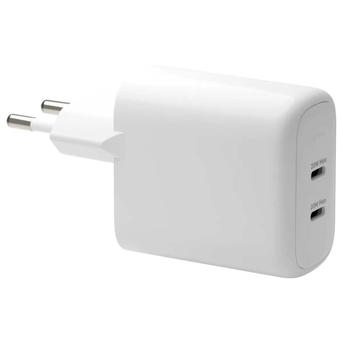 20260324155154_dbramante1928_fortistis_choris_kalodio_gan_me_2_thyres_usb_c_20w_power_delivery_quick_charge_3_0_leykos_ch20euwh7122.jpeg dbramante1928 Φορτιστής Χωρίς Καλώδιο GaN με 2 Θύρες USB-C 20W Power Delivery / Quick Charge 3.0 Λευκός (CH20EUWH7122) - Image 1