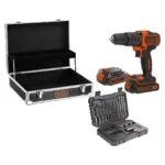 Black & Decker Κρουστικό Δραπανοκατσάβιδο Μπαταρίας 18V 2x1.5Ah BDCHD18B2FC