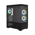 Zalman Chronix V2 Gaming Midi Tower Κουτί Υπολογιστή με Πλαϊνό Παράθυρο και ARGB Φωτισμό Μαύρο