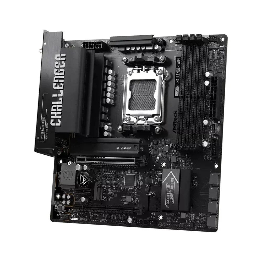 20260324172711_asrock_b850m_challenger_wifi_motherboard_micro_atx_me_amd_am5_socket_90_mxbu40_a0uayz.jpeg ASRock B850M Challenger WiFi Motherboard Micro ATX με AMD AM5 Socket 90-MXBU40-A0UAYZ - Image 1