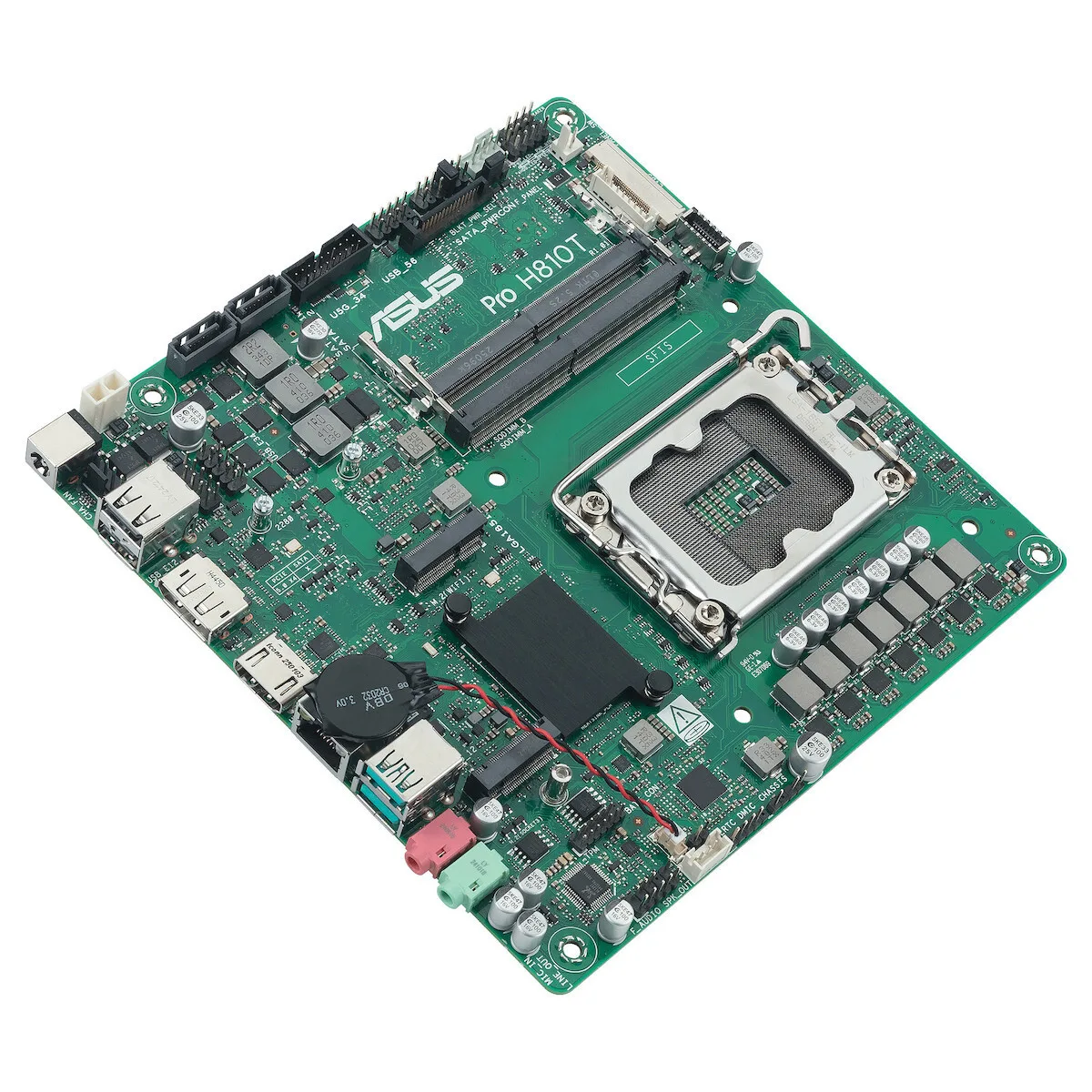 20260324172722_asus_pro_h810t_csm_motherboard_mini_itx_me_intel_1851_socket_90mb1lgm_m0eayc.jpeg Asus PRO H810T-CSM Motherboard Mini ITX με Intel 1851 Socket 90MB1LGM-M0EAYC - Image 1