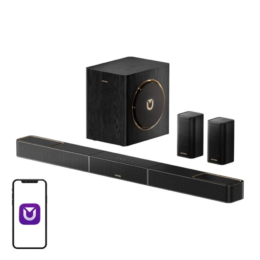 20260324173135_ultimea_skyware_x40_soundbar_5_1_2_bluetooth_kai_hdmi_me_tilecheiristirio_mayro.jpeg Ultimea Skyware X40 Soundbar 5.1.2 Bluetooth και HDMI με Τηλεχειριστήριο Μαύρο - Image 1