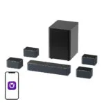 Ultimea Poseidon D80 BOOM Soundbar 7.1 Bluetooth με Ασύρματο Subwoofer και Τηλεχειριστήριο Μαύρο