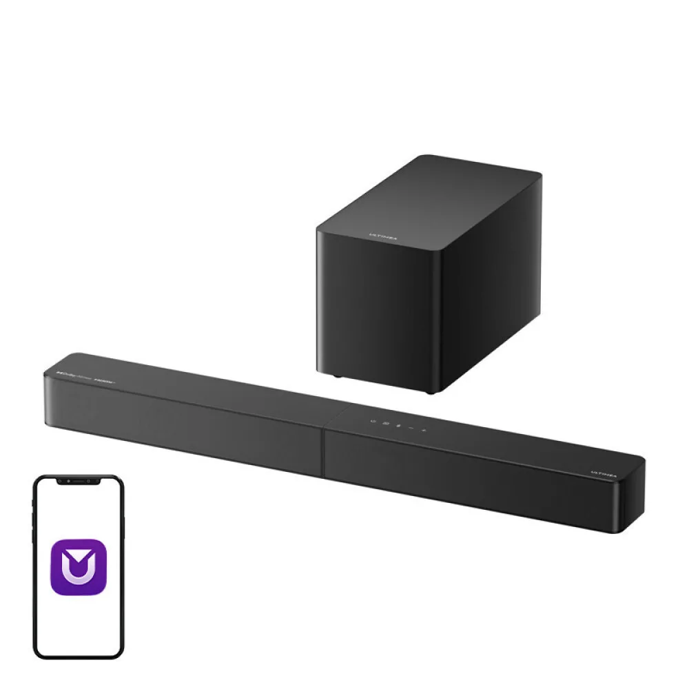 20260324173136_ultimea_poseidon_m60_boom_soundbar_5_1_bluetooth_kai_hdmi_me_tilecheiristirio_mayro.jpeg Ultimea Poseidon M60 BOOM Soundbar 5.1 Bluetooth και HDMI με Τηλεχειριστήριο Μαύρο - Image 1