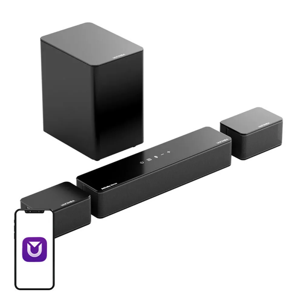 20260324173137_ultimea_poseidon_d60_soundbar_5_1_bluetooth_kai_hdmi_me_asyrmato_subwoofer_kai_tilecheiristirio.jpeg Ultimea Poseidon D60 Soundbar 5.1 Bluetooth και HDMI με Ασύρματο Subwoofer και Τηλεχειριστήριο - Image 1