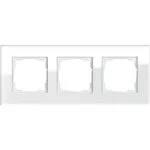 Gira Triple Frame Gira Esprit Glass White