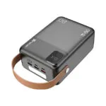 Tracer Prime V8 Power Bank 80000mAh με 3 Θύρες USB-A και 2 Θύρες USB-C Power Delivery Γκρι