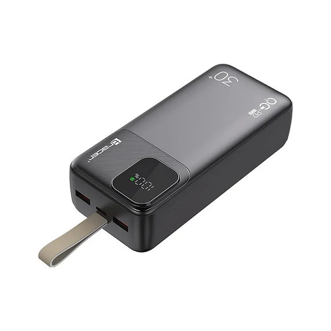 Tracer Prime V3 Power Bank 30000mAh 22.5W με 2 Θύρες USB-A και Θύρα USB-C Power Delivery Γκρι - Image 1