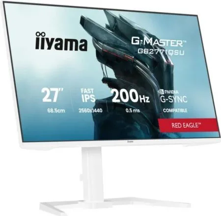 Iiyama G-Master Red Eagle IPS HDR Gaming Monitor 27" QHD 2560x1440 200Hz με Χρόνο Απόκρισης 2ms GTG Λευκό - Image 1