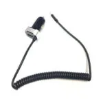 Bea-fon Φορτιστής Αυτοκινήτου με μία Θύρα: 1xUSB μαζί με Καλώδιο Ενσωματωμένο Μαύρο Χρώμα
