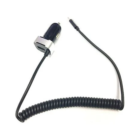 Bea-fon Φορτιστής Αυτοκινήτου με μία Θύρα: 1xUSB μαζί με Καλώδιο Ενσωματωμένο Μαύρο Χρώμα - Image 1