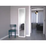 Duo Μονόφυλλη Ντουλάπα με Καθρέπτη White 80x54x150cm