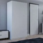 Δίφυλλη Ντουλάπα Λευκό 90x50x180cm SD-90