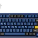 Keychron Lemokey P1 QMK/VIA P1P-O1 Gaming Μηχανικό Πληκτρολόγιο 75% με Keychron Super Red διακόπτες και RGB φωτισμό (Αγγλικό US) Μπλε