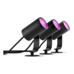 Philips Τριπλό LED RGBW Σποτ σε Μαύρο Χρώμα 915005629701