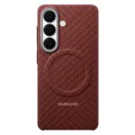 Samsung Carbon Magnet Back Cover Aramid Fiber 0.8mm Κόκκινο (Galaxy S26) EF-KS942SREGWW