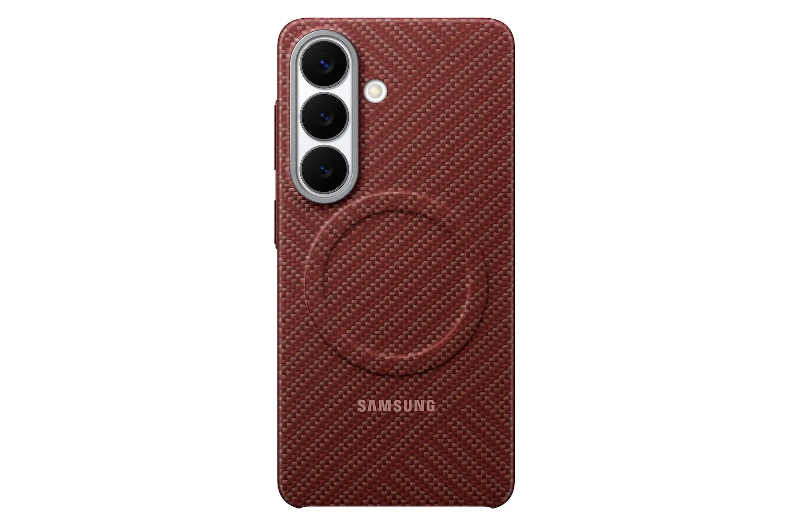 20260327103355_samsung_carbon_magnet_back_cover_galaxy_s26_ef_ks942sregww.jpeg Samsung Carbon Magnet Back Cover Aramid Fiber 0.8mm Κόκκινο (Galaxy S26) EF-KS942SREGWW - Image 1