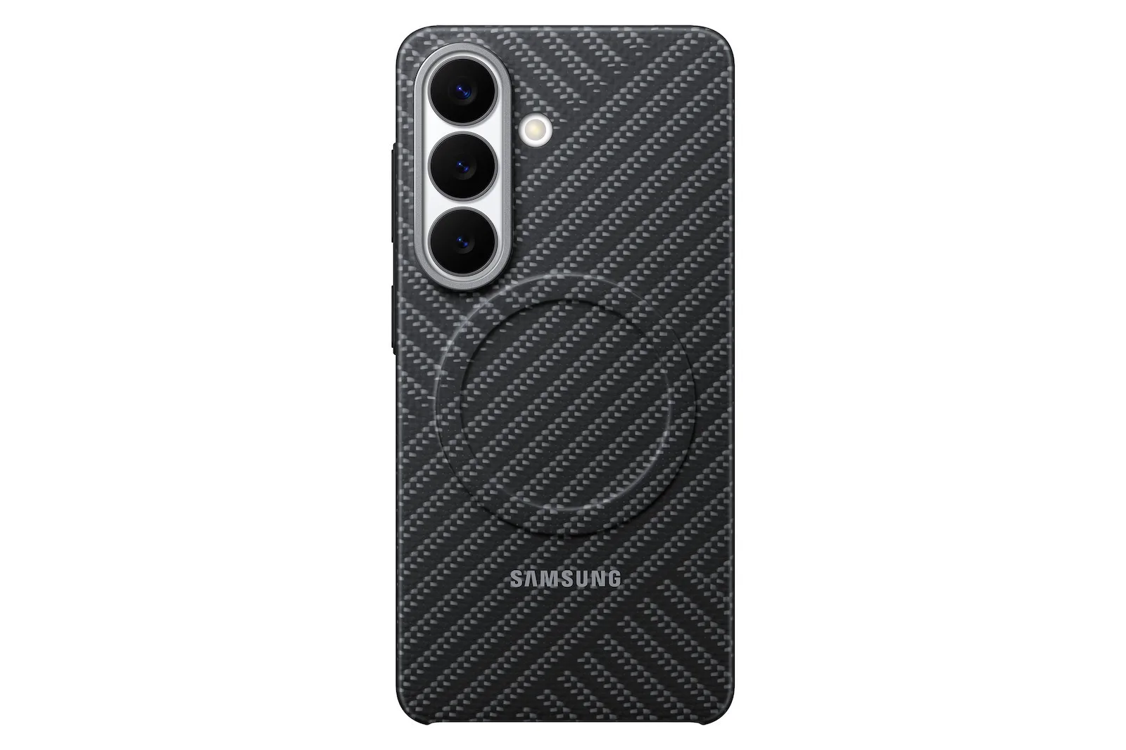 20260327103404_samsung_carbon_magnet_back_cover_gri_galaxy_s26_ef_ks942ssegww.jpeg Samsung Carbon Magnet Back Cover Aramid Fiber 0.8mm Γκρι (Galaxy S26) EF-KS942SSEGWW - Image 1