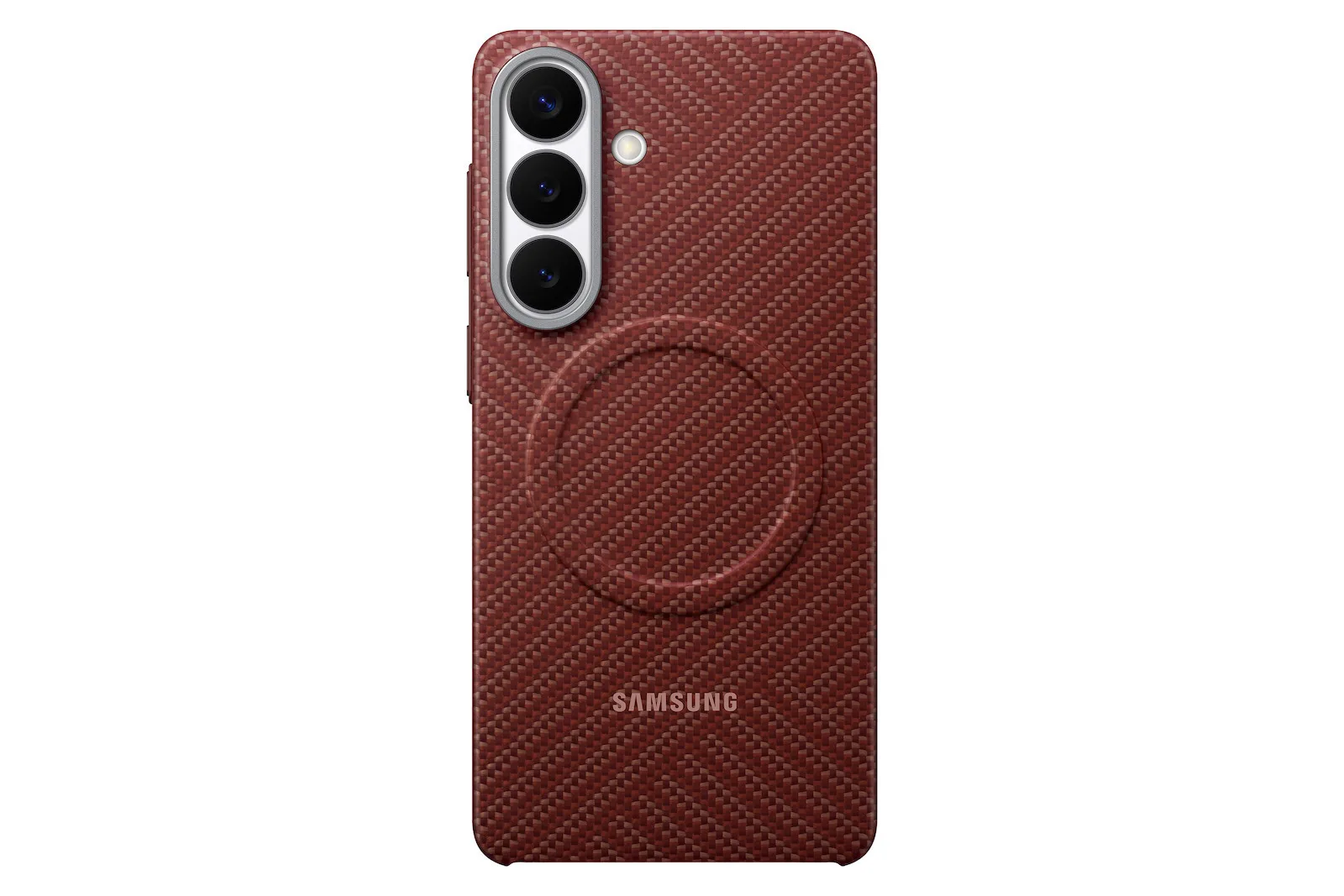 20260327103406_samsung_carbon_magnet_back_cover_galaxy_s26_ef_ks947sregww.jpeg Samsung Carbon Magnet Back Cover Aramid Fiber 0.8mm Κόκκινο (Galaxy S26+) EF-KS947SREGWW - Image 1