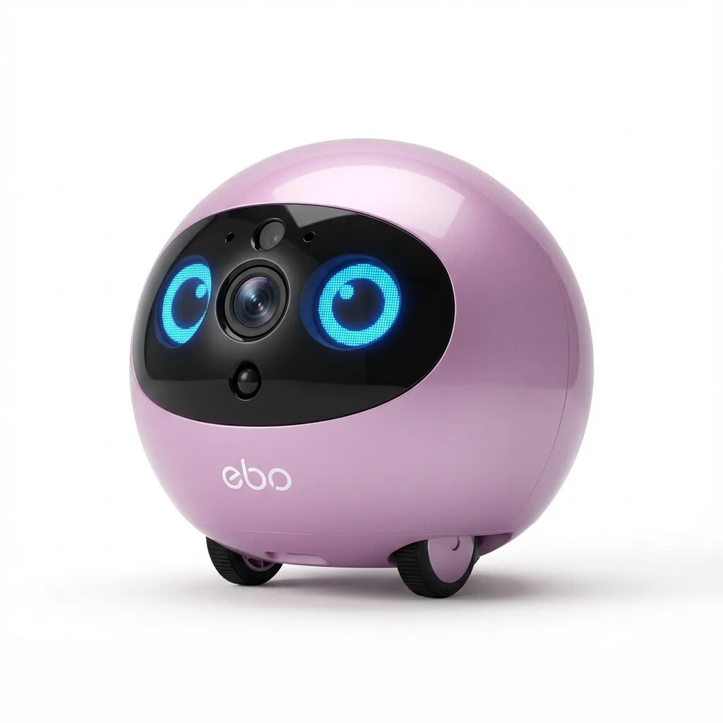 Enabot EBO Air 2 Plus Companion Robot Κάμερα Full HD+ 5MP Μπαταρίας με Αμφίδρομη Επικοινωνία Ροζ - Image 1