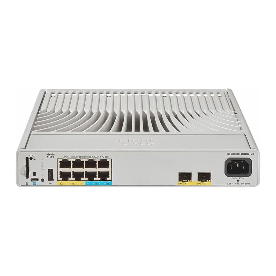 20260327143029_cisco_catalyst_9000_managed_l2_l3_poe_switch_me_8_thyres_gigabit_1gbps_ethernet_kai_2_sfp_thyres.jpeg Cisco Catalyst 9000 Managed L2 / L3 PoE Switch με 8 Θύρες Gigabit (1Gbps) Ethernet και 2 SFP Θύρες - Image 1
