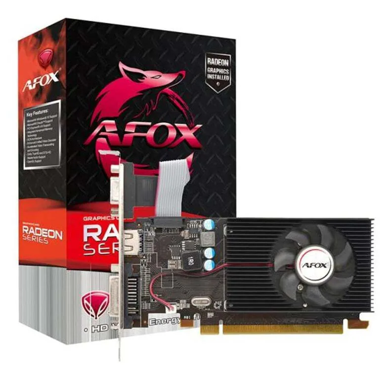 Afox Radeon HD 6450 2GB GDDR3 Κάρτα Γραφικών AF6450-2048D3L5 - Image 1