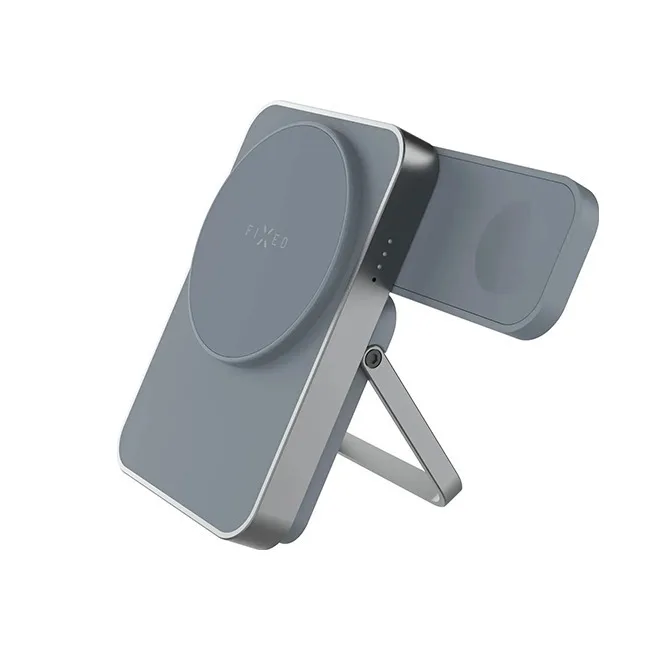 20260331112615_fixed_magzen5_stand_magsafe_power_bank_5000mah_me_thyra_usb_c_gri.jpeg Fixed MagZen5 Stand MagSafe Power Bank 5000mAh με Θύρα USB-C Γκρι - Image 1