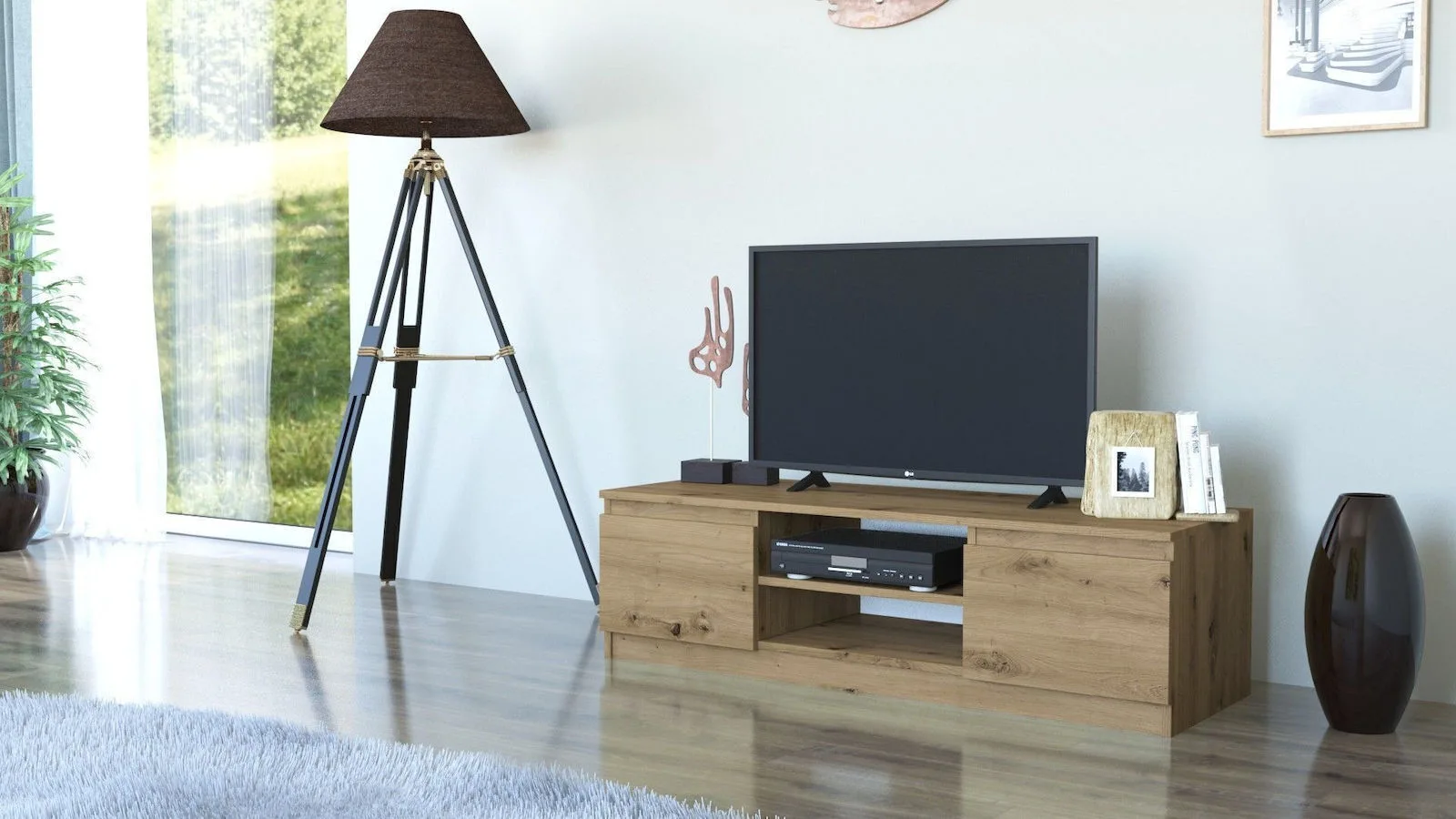 20260331123019_rtv120_czar_m120xp40xy36cm.jpeg Έπιπλο Τηλεόρασης RTV120 Czar Μ120xΠ40xΥ36cm - Image 1