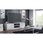 Έπιπλο Τηλεόρασης Λευκό Μ140xΠ40xΥ36cm RTV140