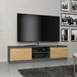 Έπιπλο Τηλεόρασης anthracite/artisan Μ140xΠ40xΥ36cm RTV140